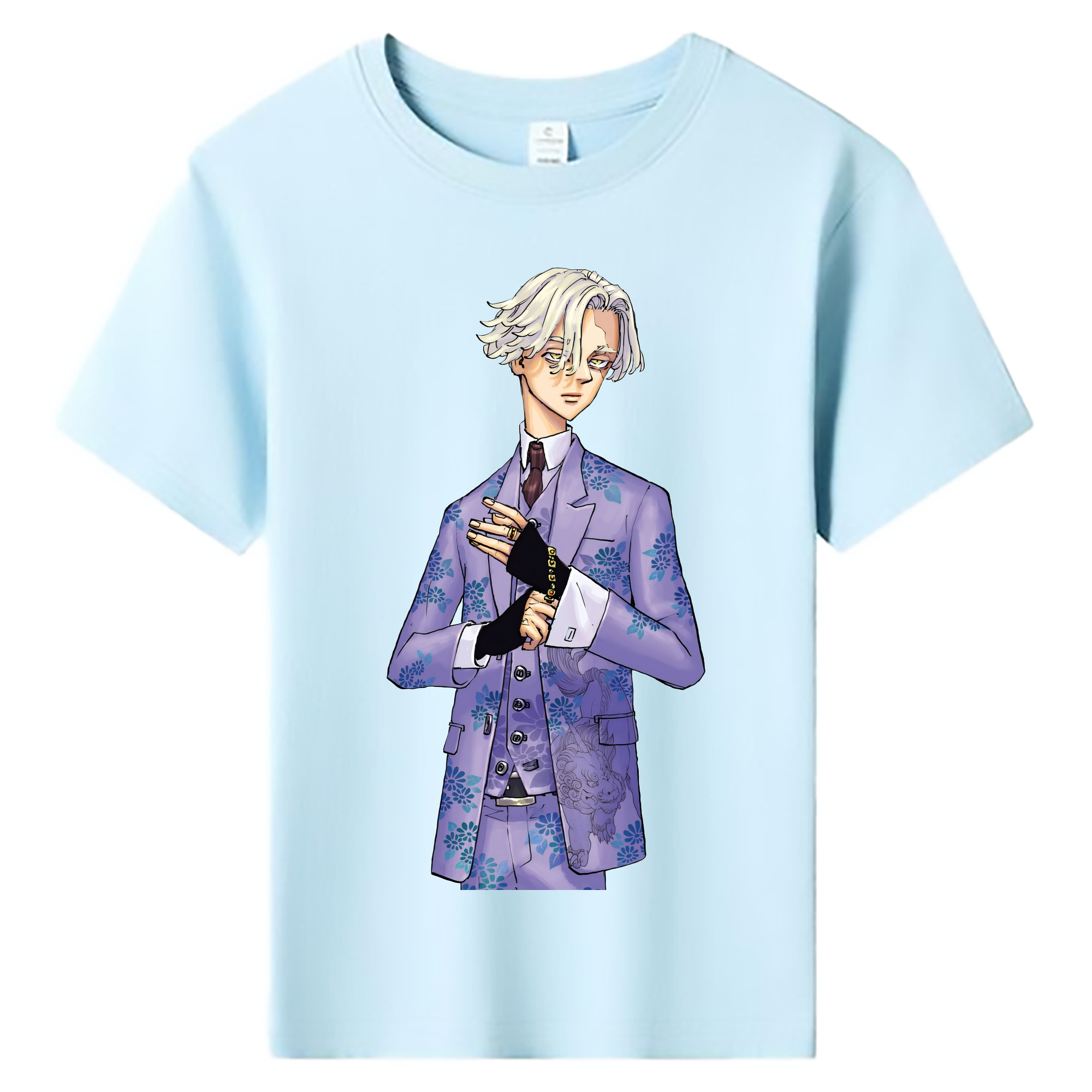 （画像用） 東京リベンジャーズ Tokyo Revengers 綿100％キッズTシャツ（フロントプリント）